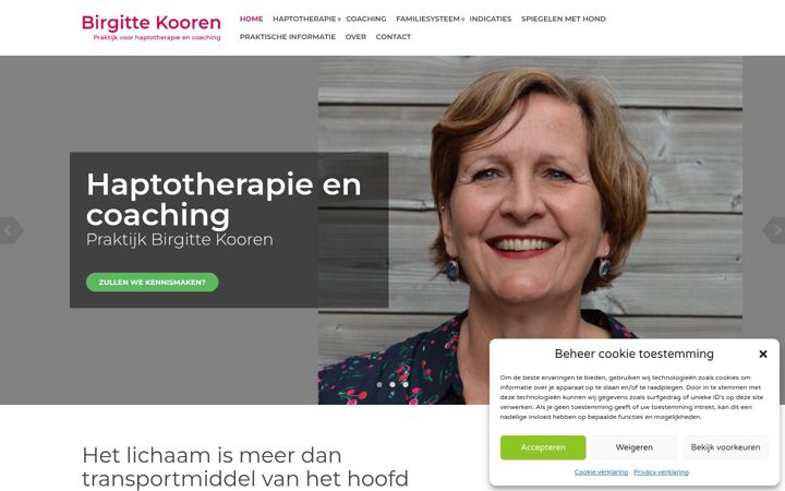 Screenshot of birgittekooren.nl