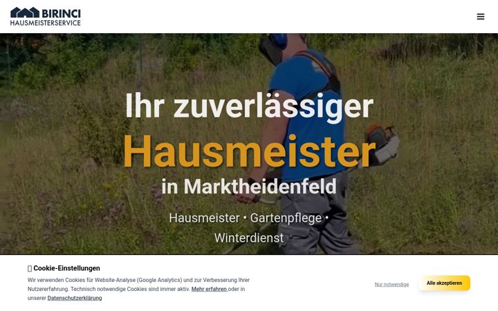 Screenshot of birinci-hausmeisterservice.de