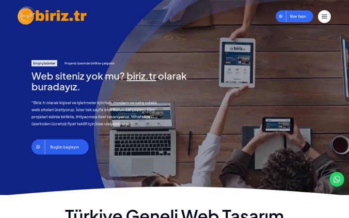 Screenshot of biriz.tr
