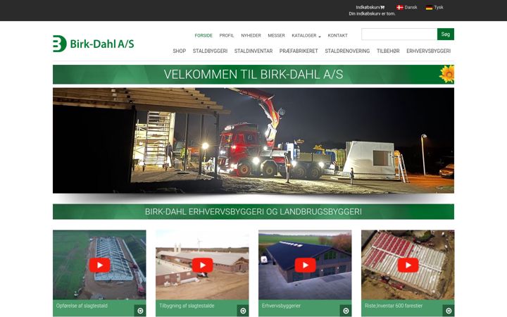 Screenshot of birk-dahl.dk