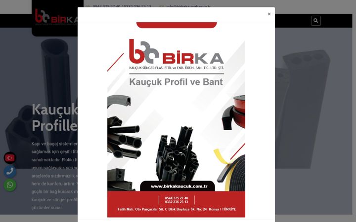 Screenshot of birkakaucuk.com.tr