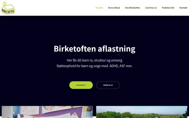 Screenshot of birketoften.dk