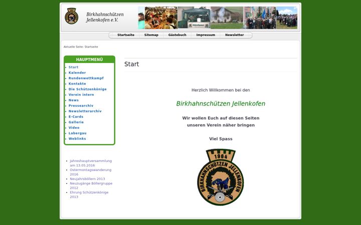 Screenshot of birkhahnschuetzen-jellenkofen.de