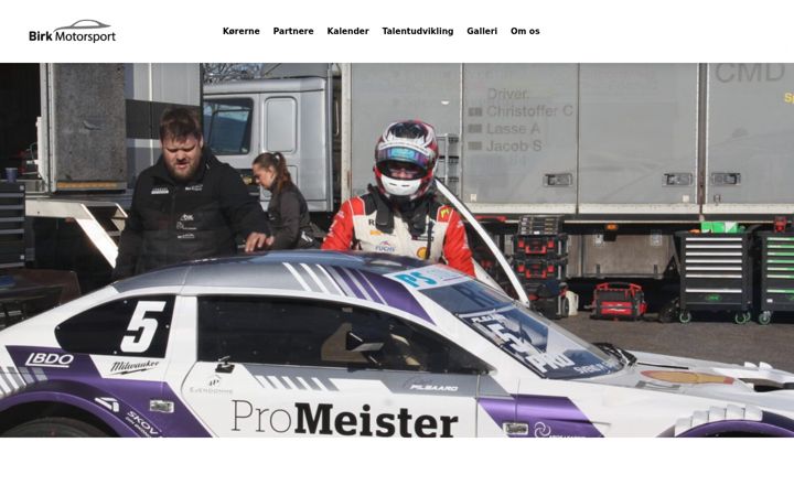 Zrzut ekranu birkmotorsport.dk