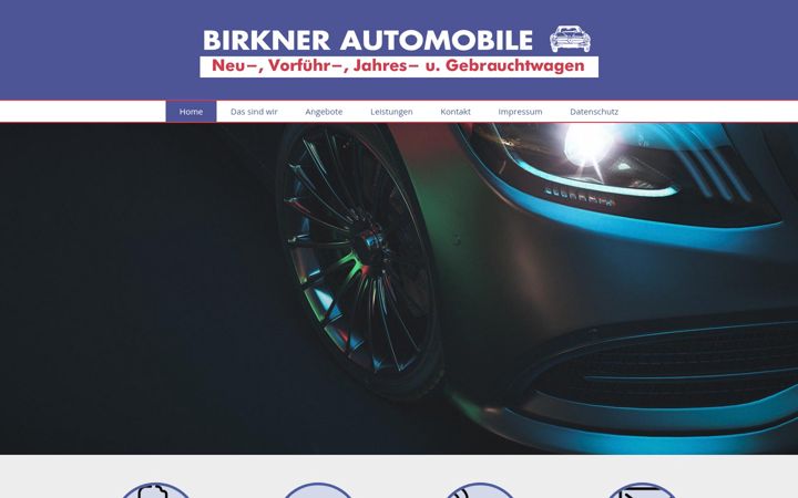 Screenshot of birkner-automobile.de
