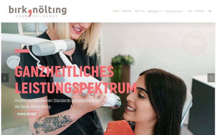 Screenshot of birknoelting.de