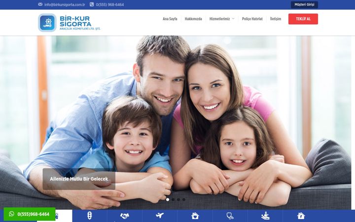 Screenshot of birkursigorta.com.tr