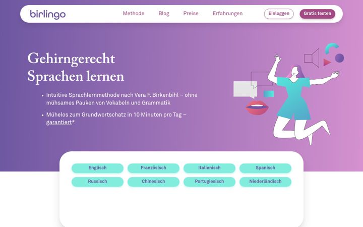Zrzut ekranu birlingo.de