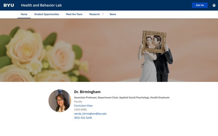 Screenshot of birminghamlab.byu.edu
