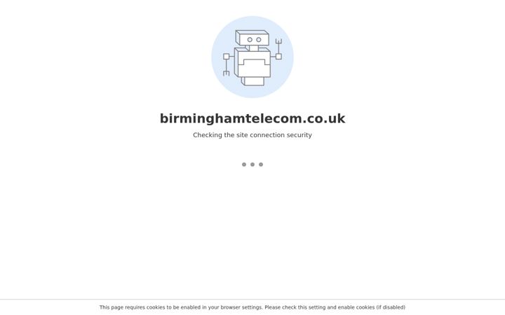 Screenshot of birminghamtelecom.co.uk