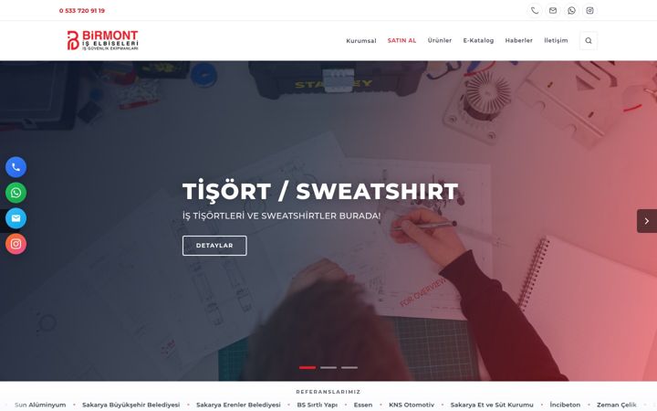 Screenshot of birmont.com.tr