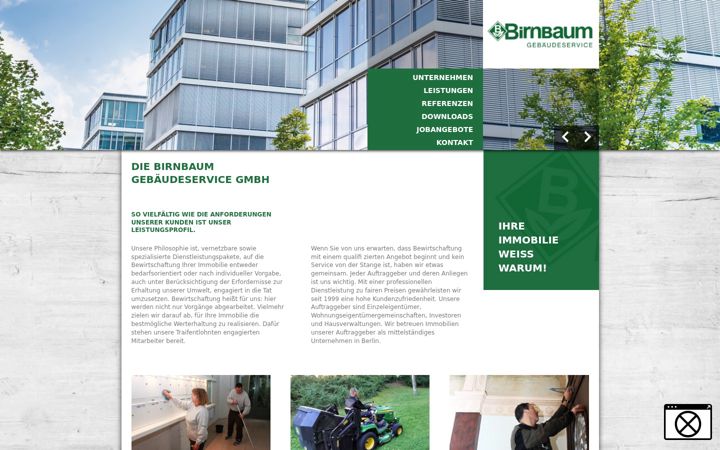 Ekrānuzņēmums no birnbaum-gmbh.de