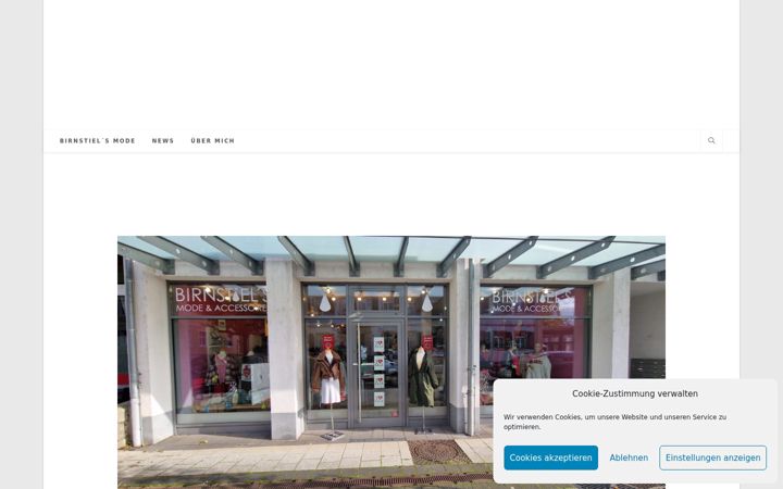 Screenshot of birnstiels-mode.de
