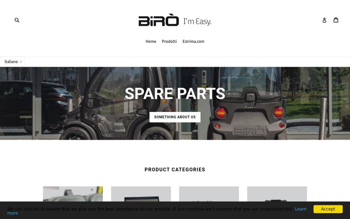 Screenshot of biro-shop.com