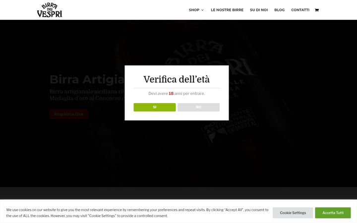 Screenshot of birradeivespri.it