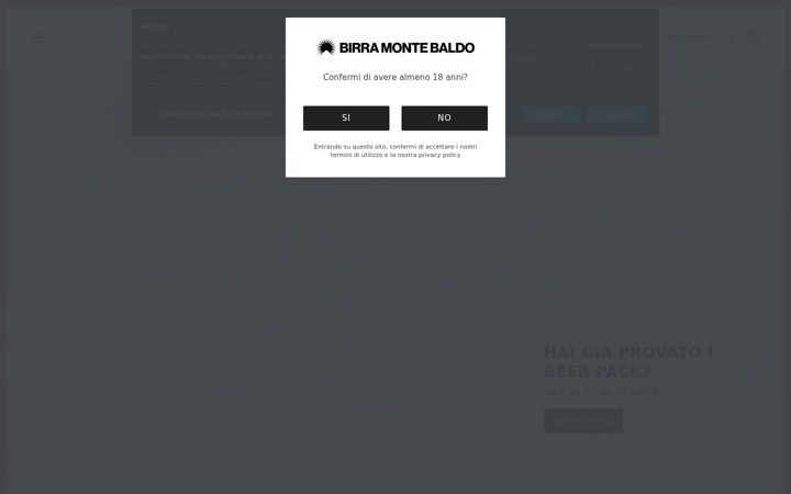 Screenshot of birramontebaldo.com