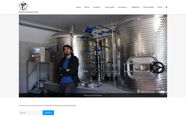Screenshot of birrapejo.it