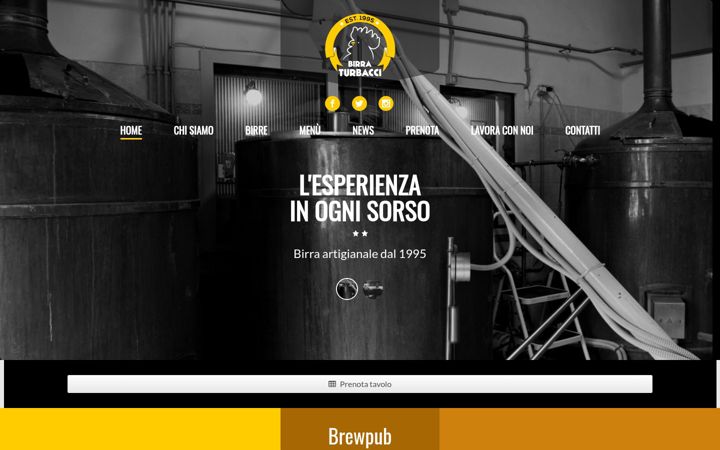 Screenshot of birraturbacci.it