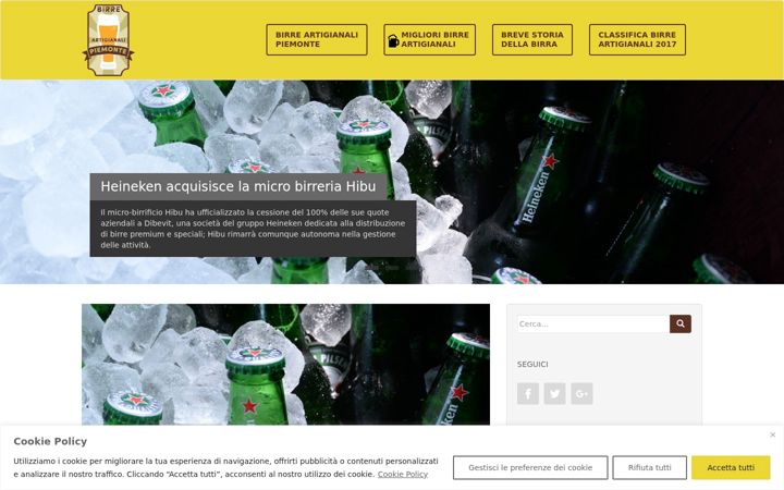 Screenshot of birreartigianalipiemonte.it