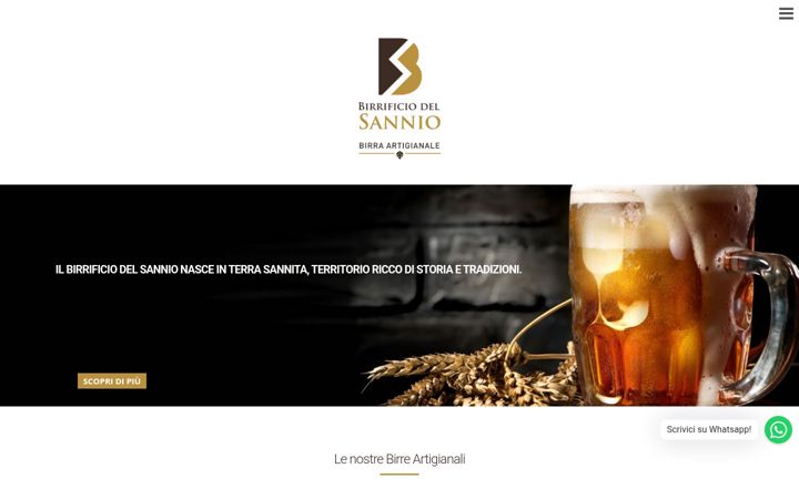 Ekrānuzņēmums no birrificiodelsannio.it