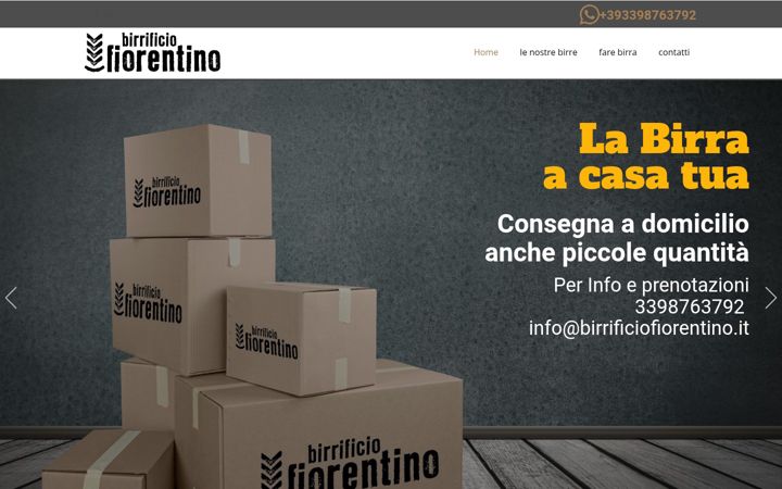 Screenshot of birrificiofiorentino.it