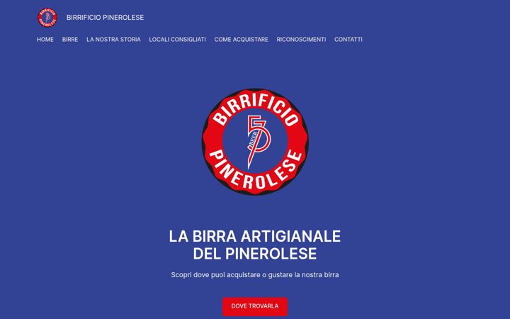 Képernyőkép: birrificiopinerolese.it