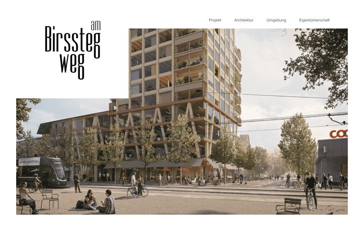 Screenshot of birsstegweg.ch