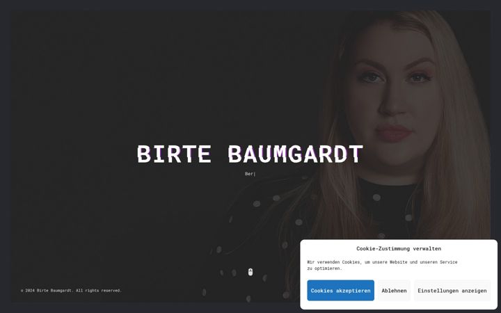 Screenshot of birte-baumgardt.de