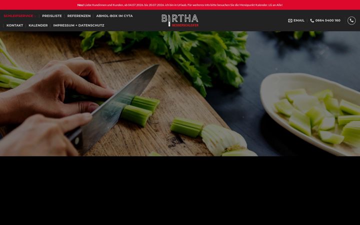 Captură de ecran a birtha.at