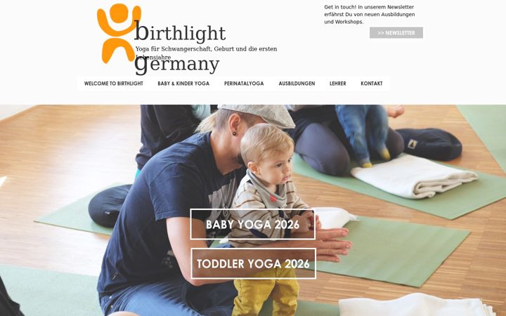 Screenshot of birthlight.de