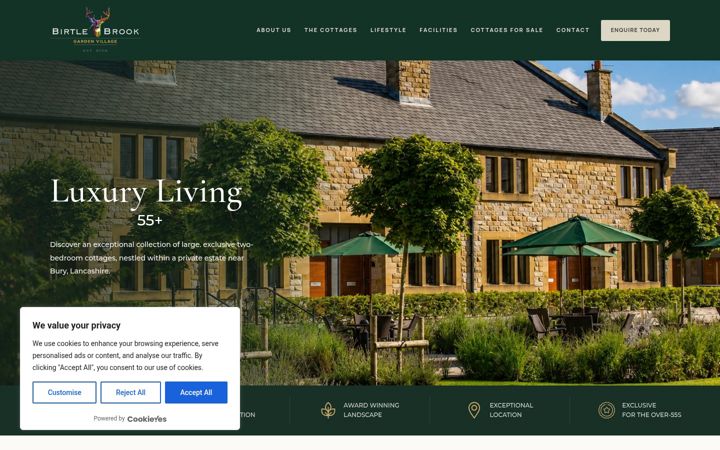 Screenshot of birtlebrook.com