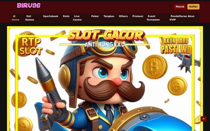Screenshot of biru96.com