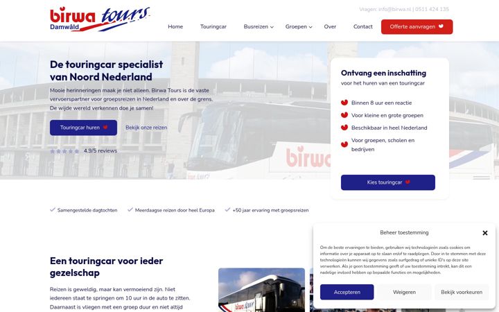 Snímek obrazovky birwa.nl