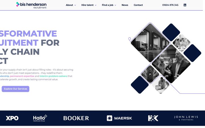 Screenshot of bis-hendersonrecruitment.com