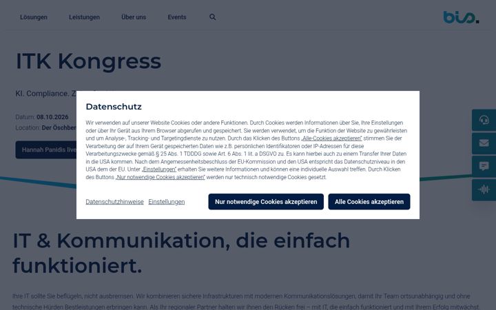 Ekraanipilt saidist bis-itk.de