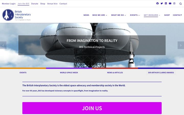 Screenshot of bis-space.com