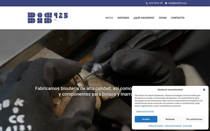 Screenshot of bis925.com
