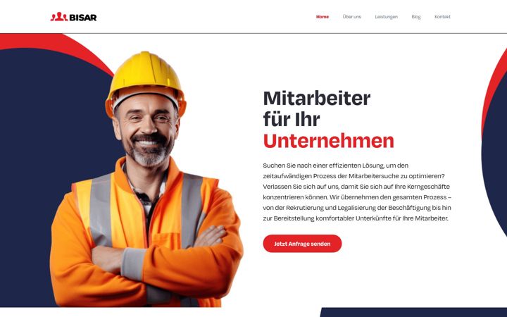 Screenshot of bisar.de