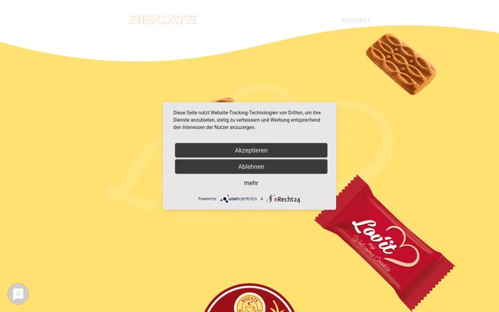 Screenshot of biscate.de
