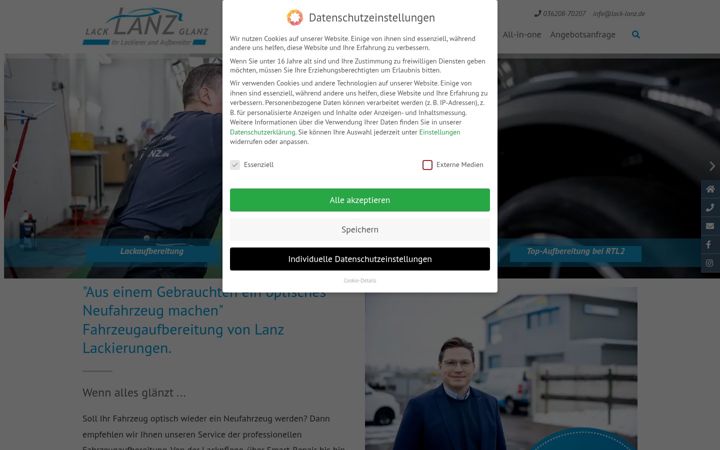 Kuvakaappaus sivustosta bischhaus24.de