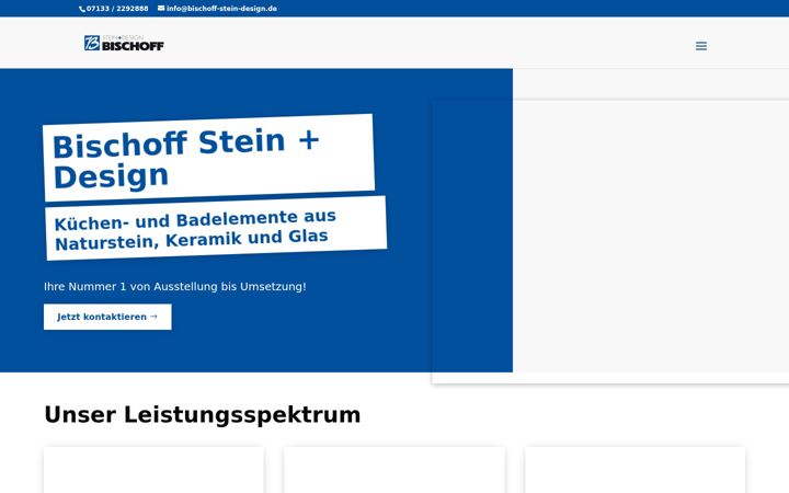 Screenshot of bischoff-naturstein.de