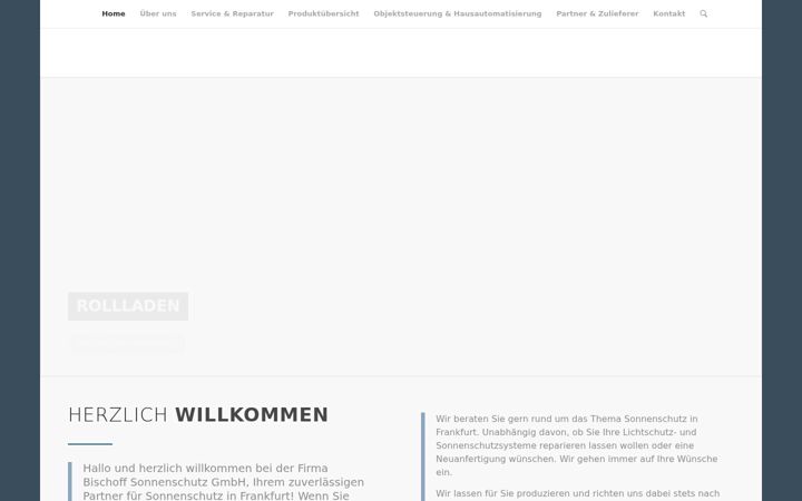 Screenshot of bischoff-sonnenschutz.de