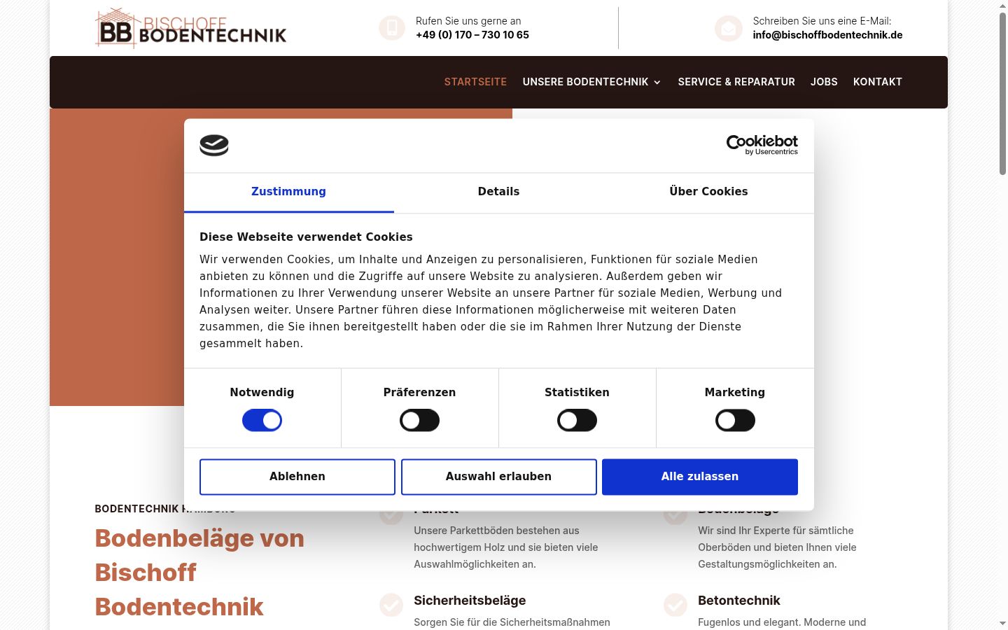 Snímka obrazovky banera súhlasu zobrazeného pred akoukoľvek interakciou