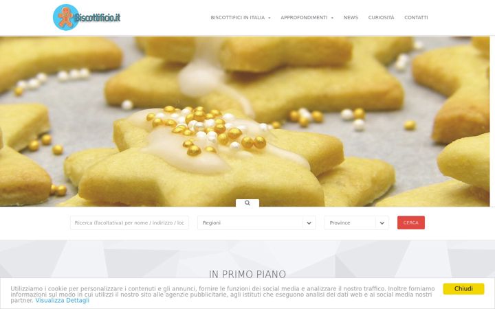 Screenshot of biscottificio.it
