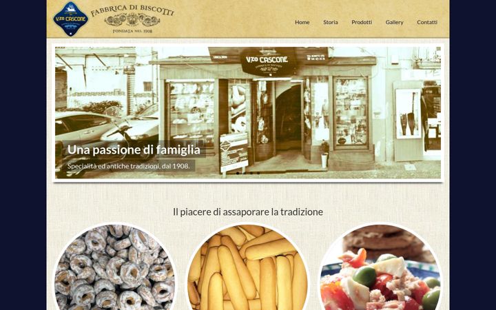 Snímek obrazovky biscottificiocascone.it