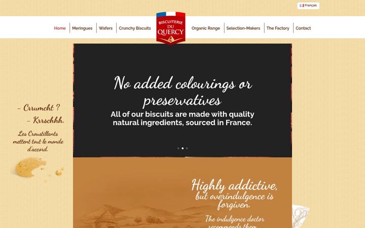 Screenshot van biscuiterieduquercy.com