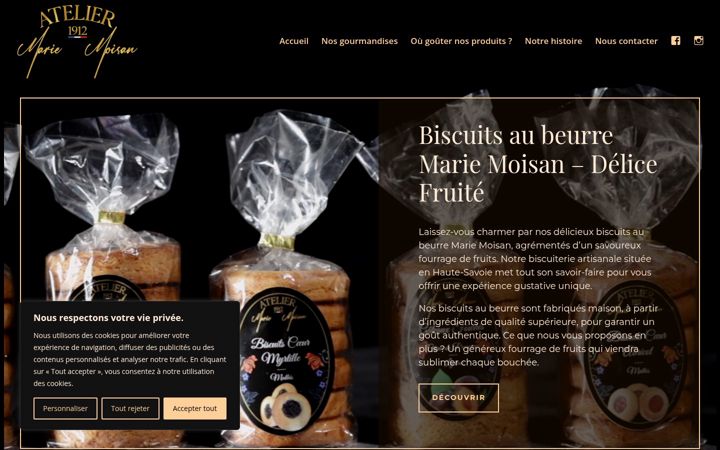 Screenshot van biscuits-marie-moisan.com
