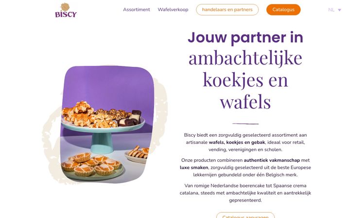 Screenshot of biscy.be