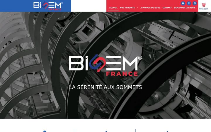 Screenshot of bisem.fr