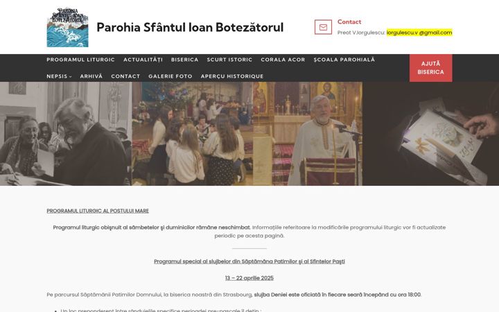 Skjámynd af biserica-strasbourg.fr